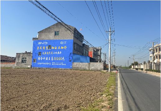 盐边墙体广告用的是什么漆？